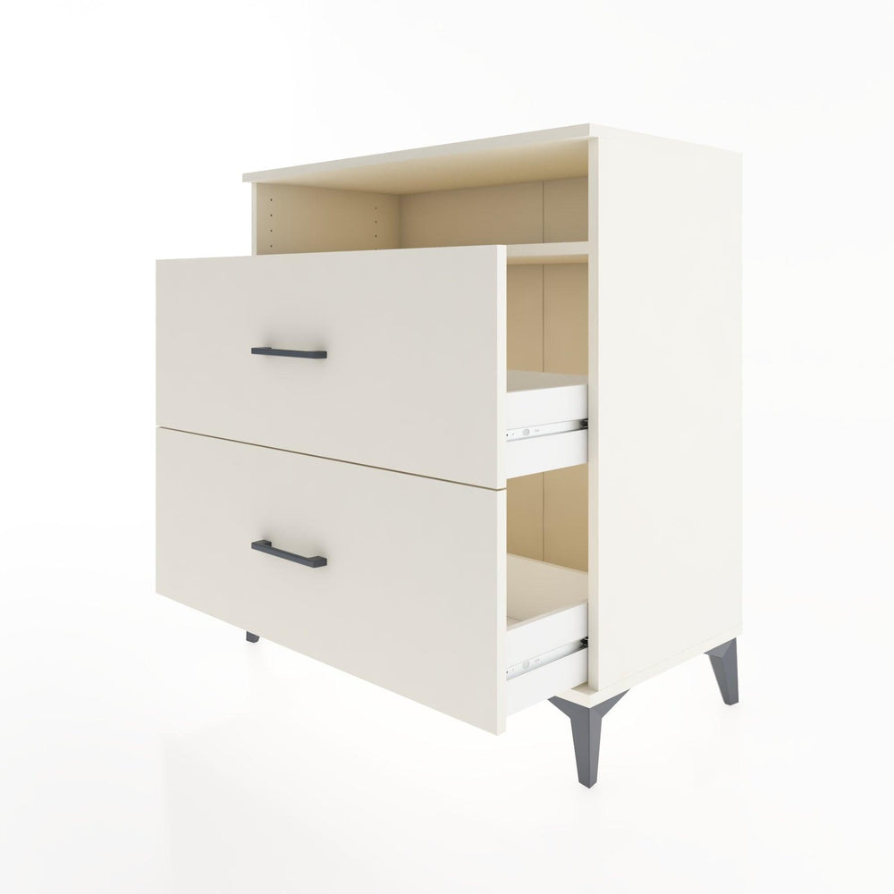 Woodntry Modular Dresser Moonstone 88x44x84 cm with Drawers and Shelves CR3-1