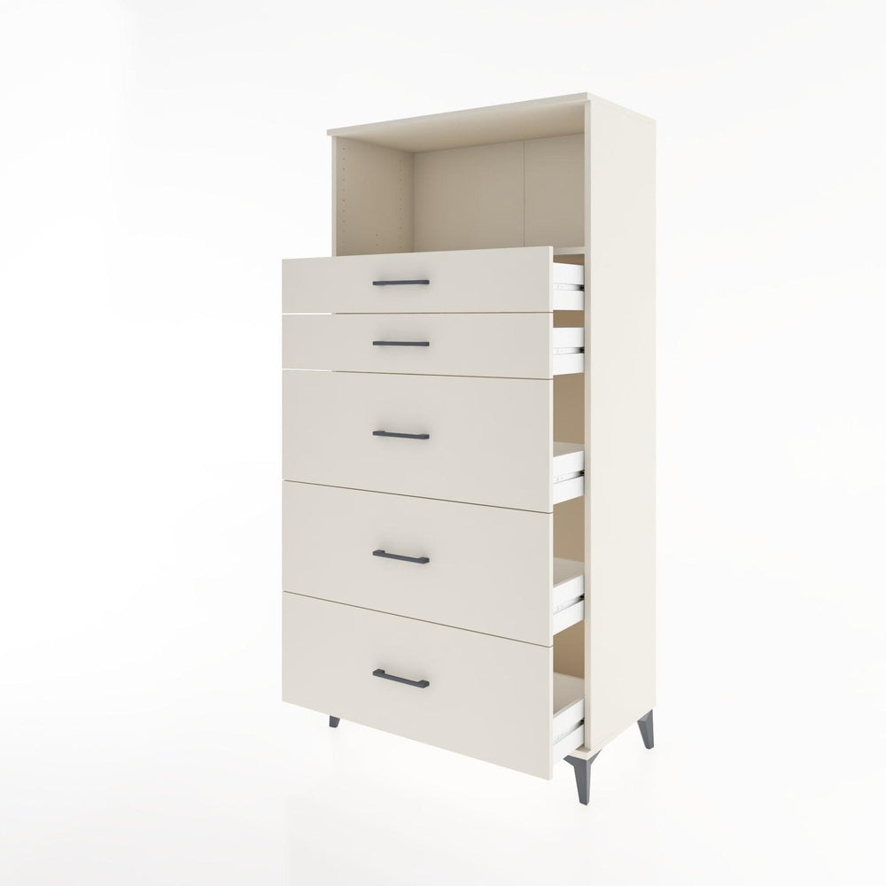 Woodntry Modular Cabinet Moonstone 88x44x170 cm with Drawers and Shelves CR50-1
