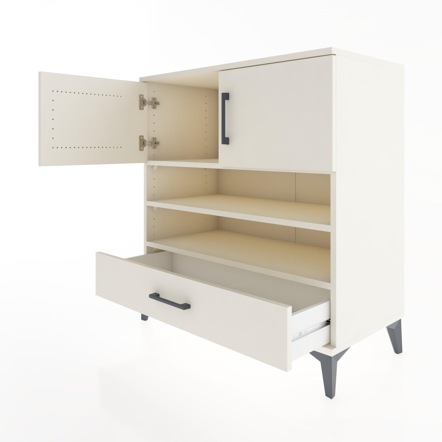 Woodntry Modular Dresser Moonstone 88x44x84 cm Functional F94-1