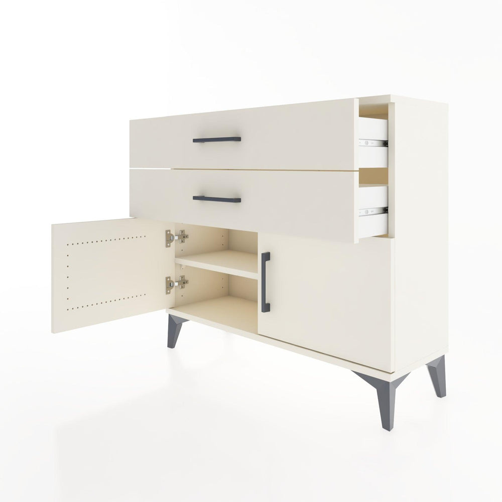 Woodntry Modüler Şifonyer Çekmece Raf Kapaklı 88x30x68 cm Çam - Woodntry