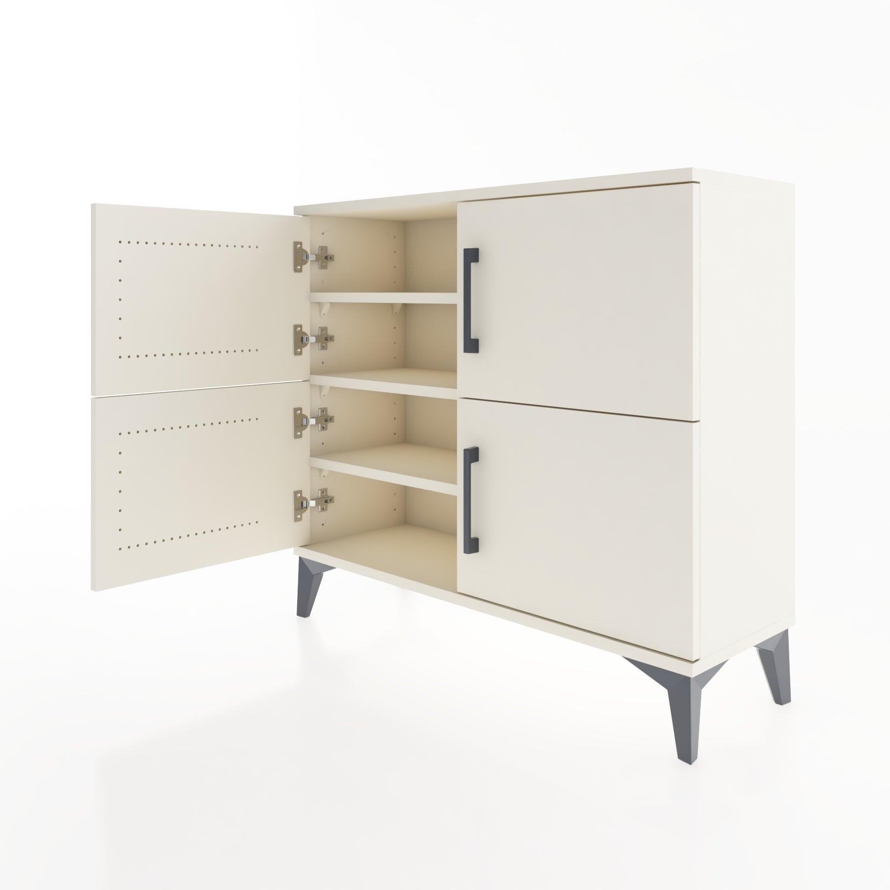 Woodntry Modüler Şifonyer Dört Kapaklı 88x30x68 cm Aytaşı - Woodntry
