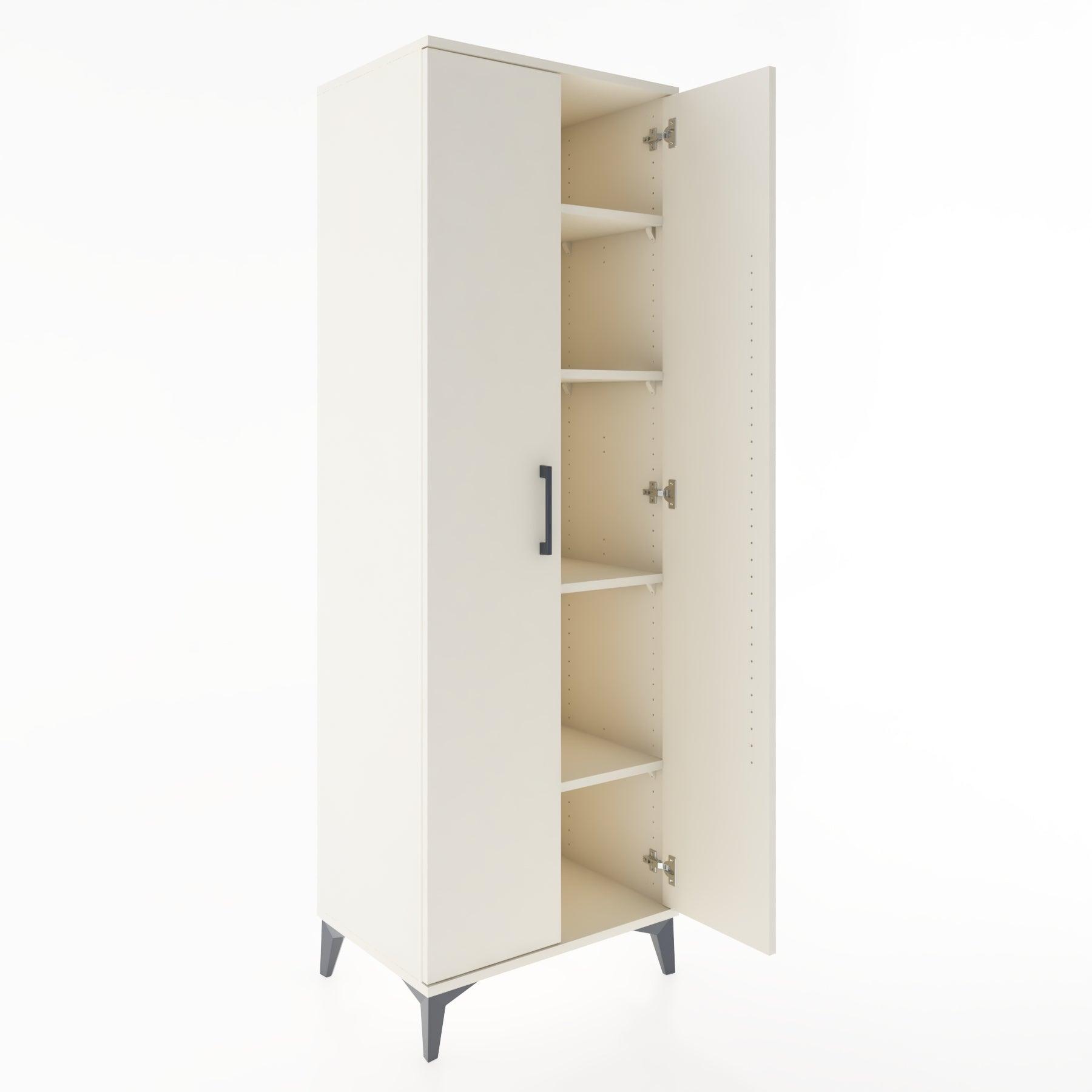 Woodntry Modular Cabinet Moonstone 60x44x170 cm with Cover K9-1