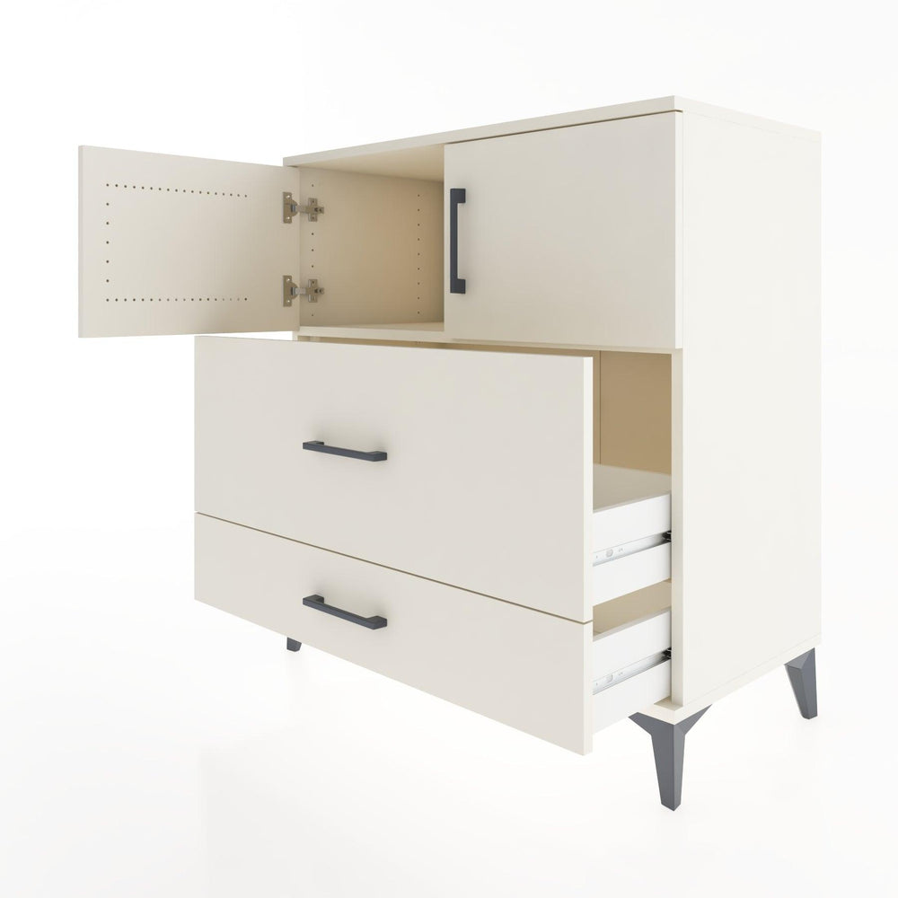 Woodntry Modular Dresser Moonstone 88x44x84 cm with Cover and Drawer KC114-1