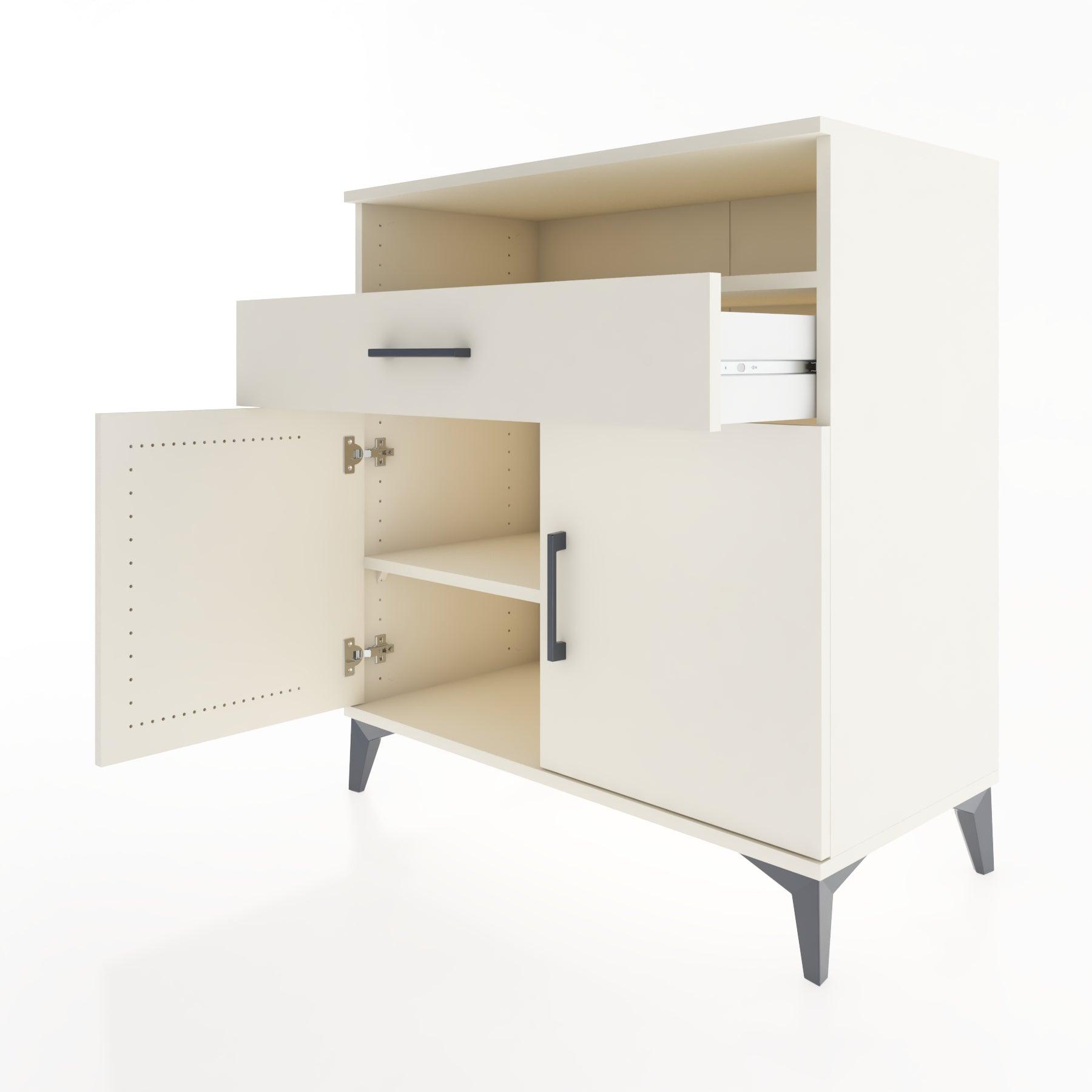 Woodntry Modular Dresser Moonstone 88x44x84 cm Functional F35-1