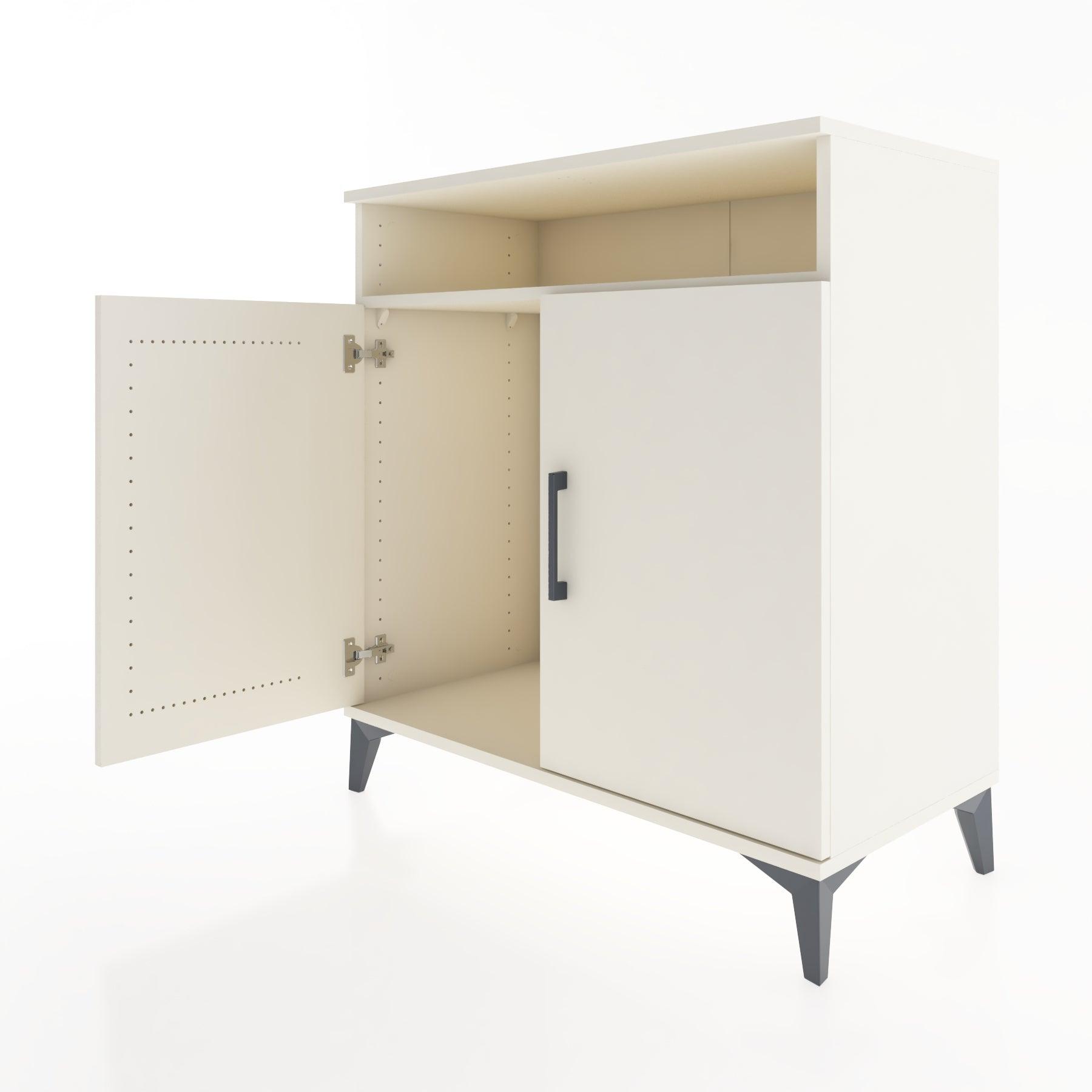 Woodntry Modular Dresser Moonstone 88x44x84 cm with Cover and Shelf KR85-1