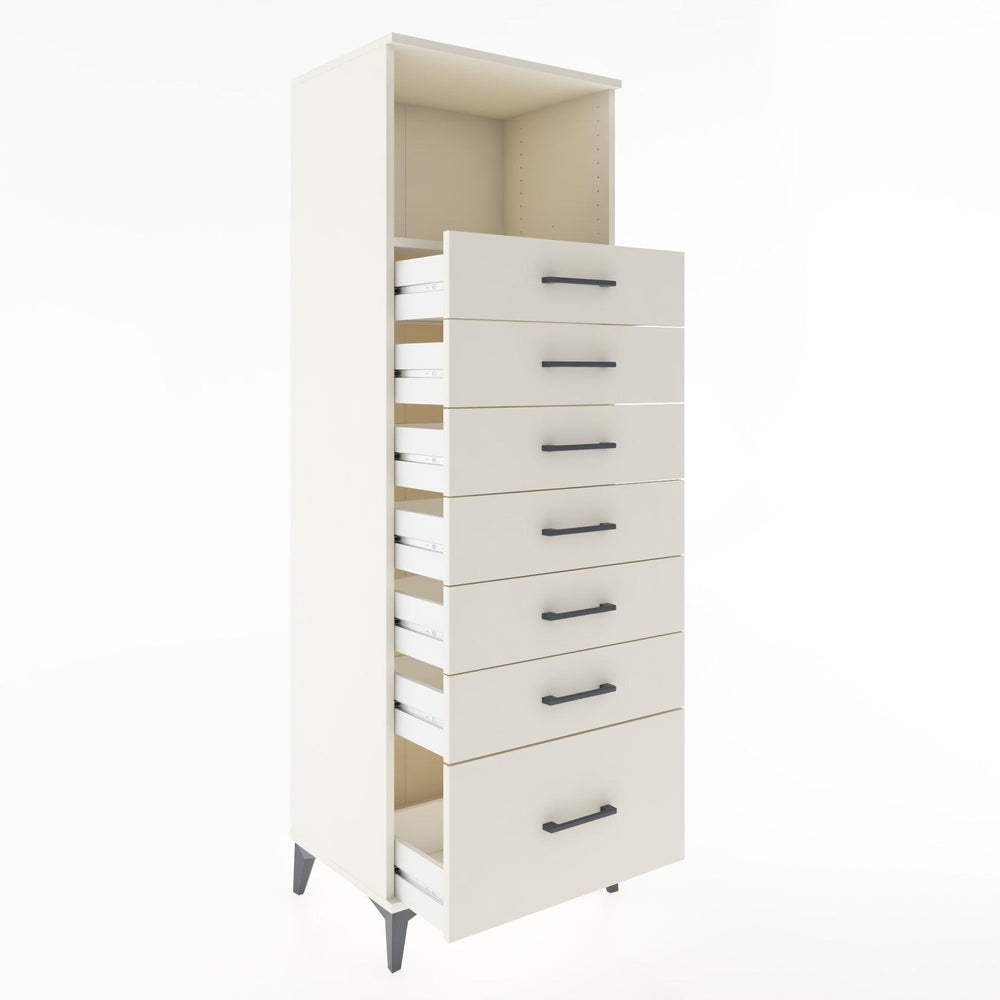 Woodntry Modular Cabinet Moonstone 60x44x170 cm with Drawers and Shelves CR38-1