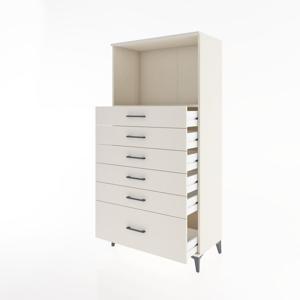 Woodntry Modüler Dolap Aytaşı 88x44x170 cm Çekmeceli ve Raflı CR39-1