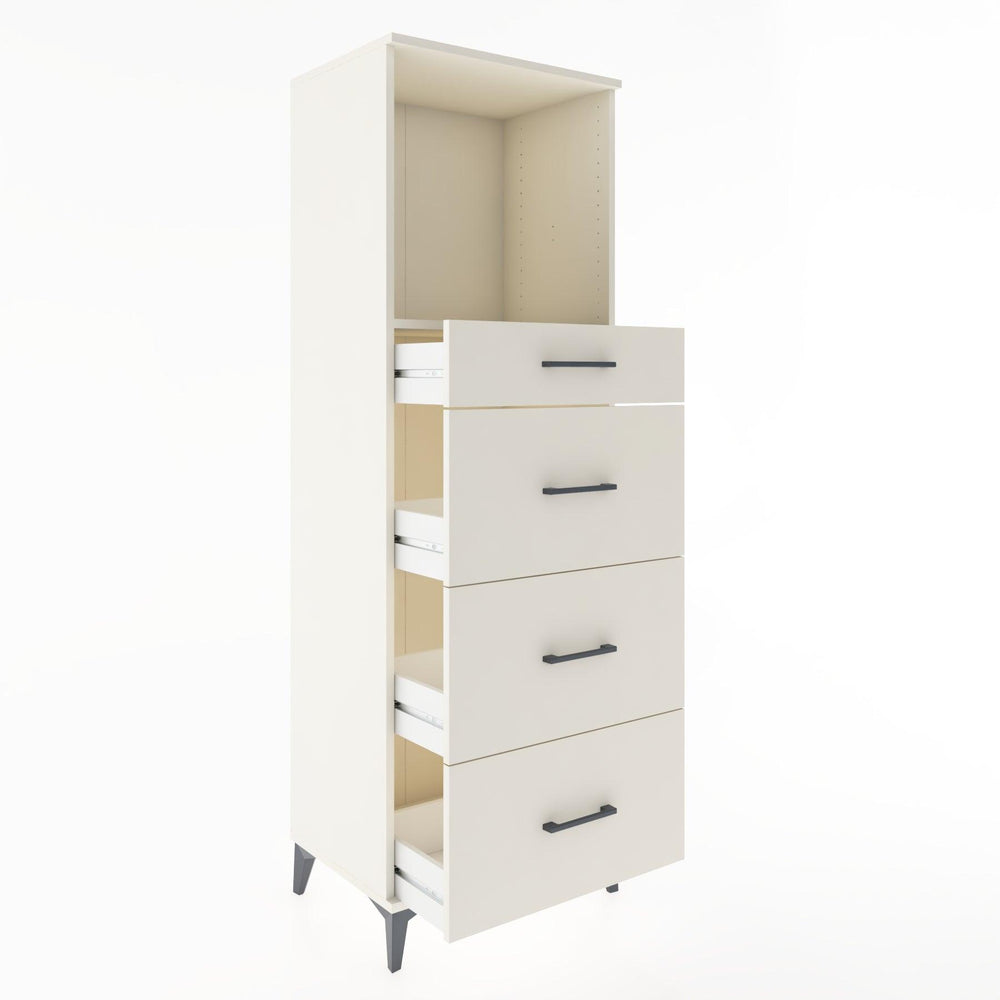 Woodntry Modular Cabinet Moonstone 60x44x170 cm with Drawers and Shelves CR50-1