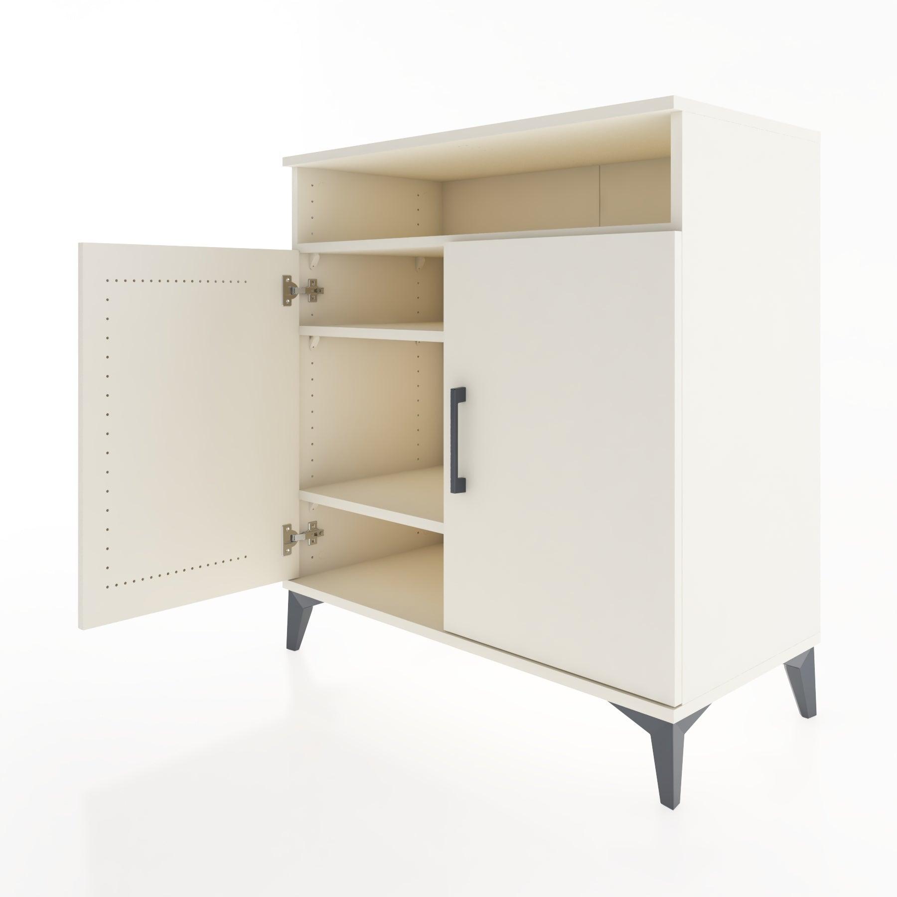 Woodntry Modular Dresser Moonstone 88x44x84 cm with Cover and Shelf KR83-1