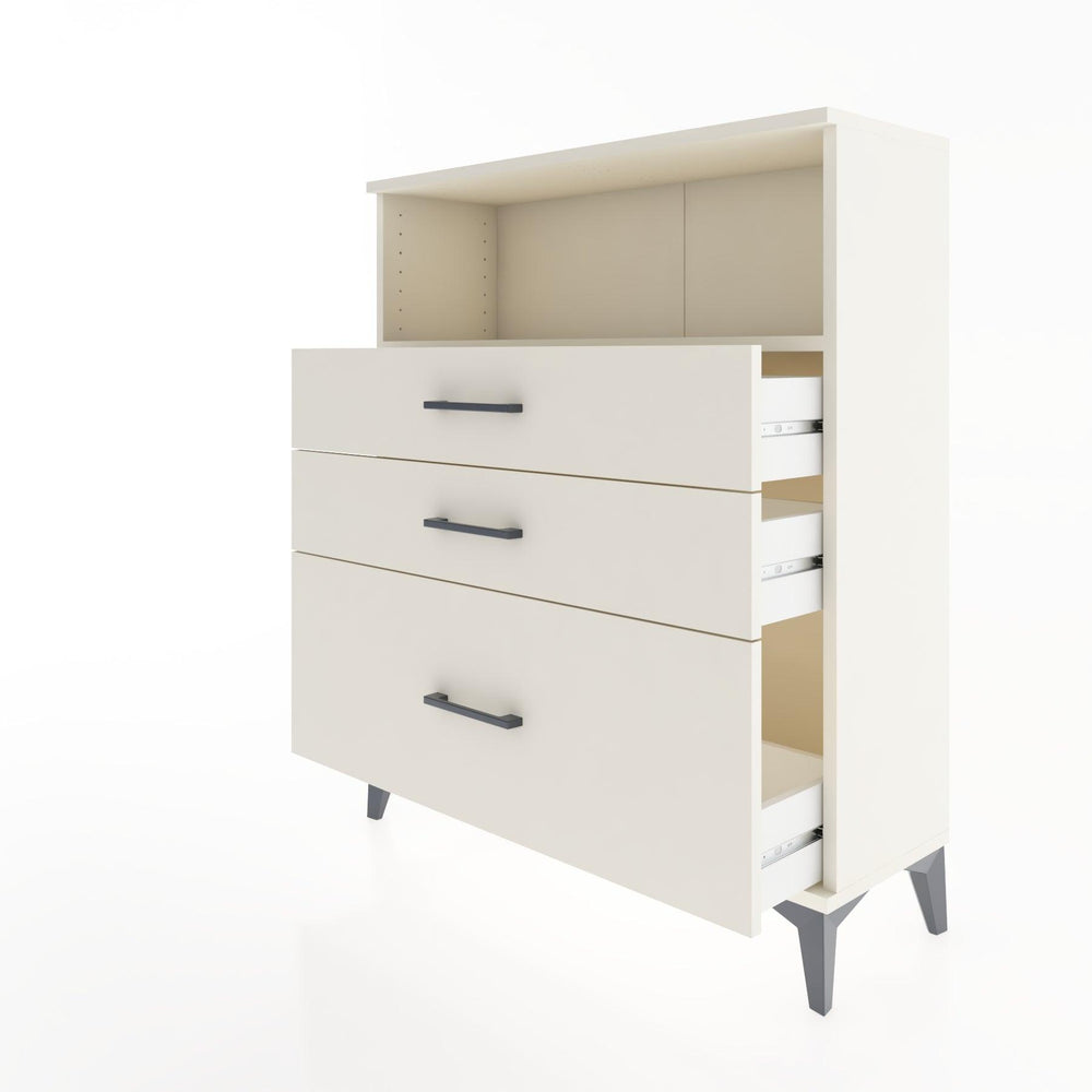 Woodntry Modüler Şifonyer Aytaşı 88x30x94 cm Çekmeceli ve Raflı CR13-1