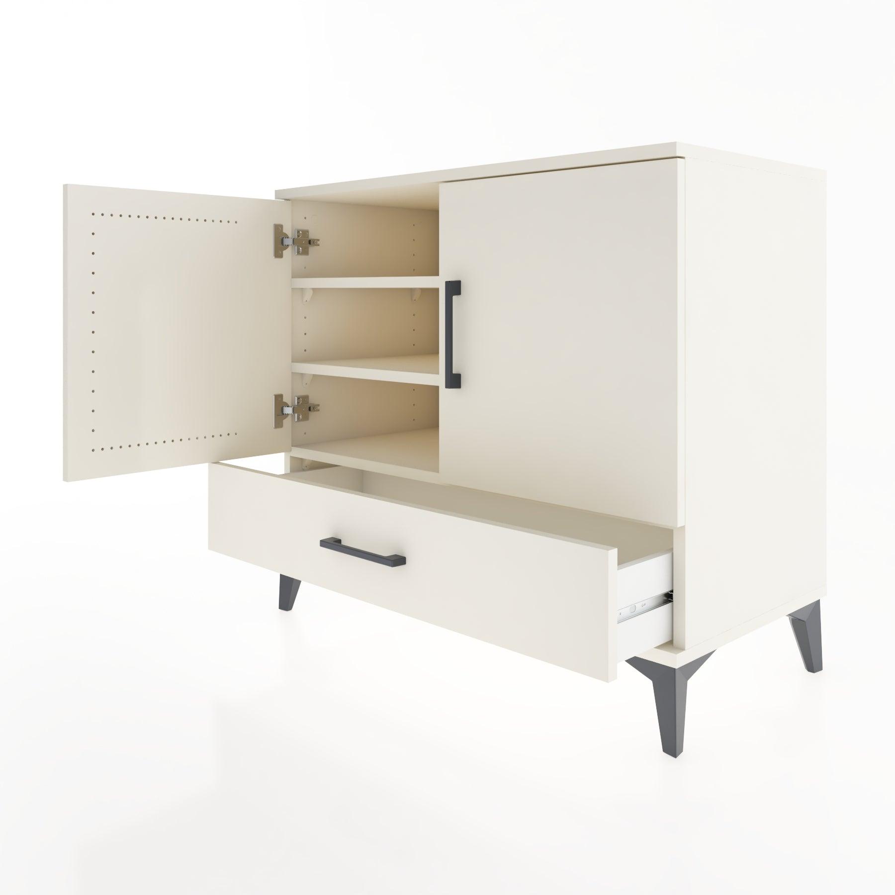 Woodntry Modüler Şifonyer Aytaşı 88x44x68 cm Kapaklı ve Çekmeceli KC1-1