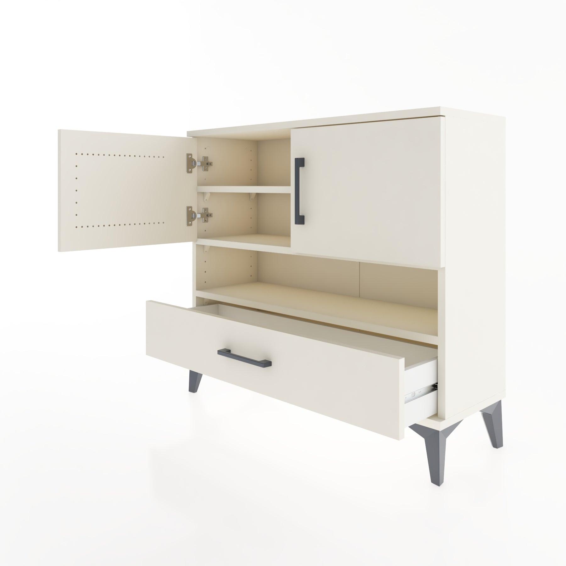 Woodntry Modüler Şifonyer İki Kapaklı T1 88x30x94 cm Aytaşı - Woodntry