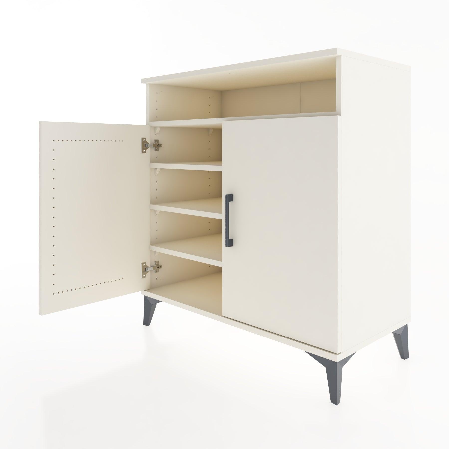Woodntry Modular Dresser Moonstone 88x44x84 cm with Cover and Shelf KR82-1