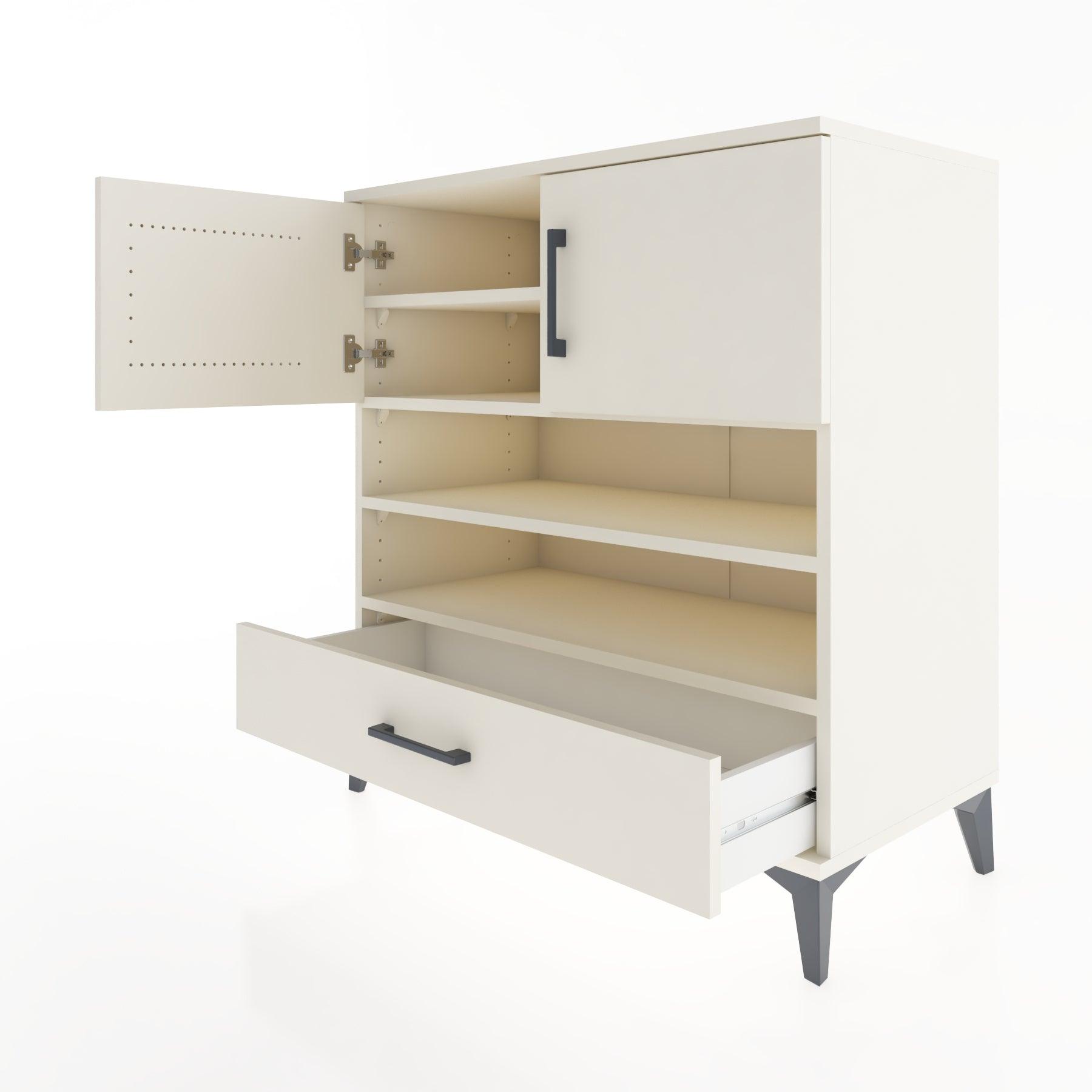 Woodntry Modular Dresser Moonstone 88x44x84 cm Functional F93-1
