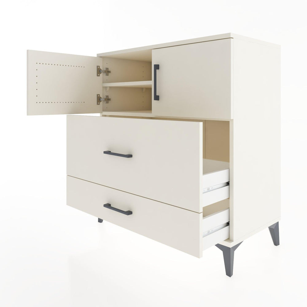 Woodntry Modular Dresser Moonstone 88x44x84 cm with Cover and Drawer KC113-1