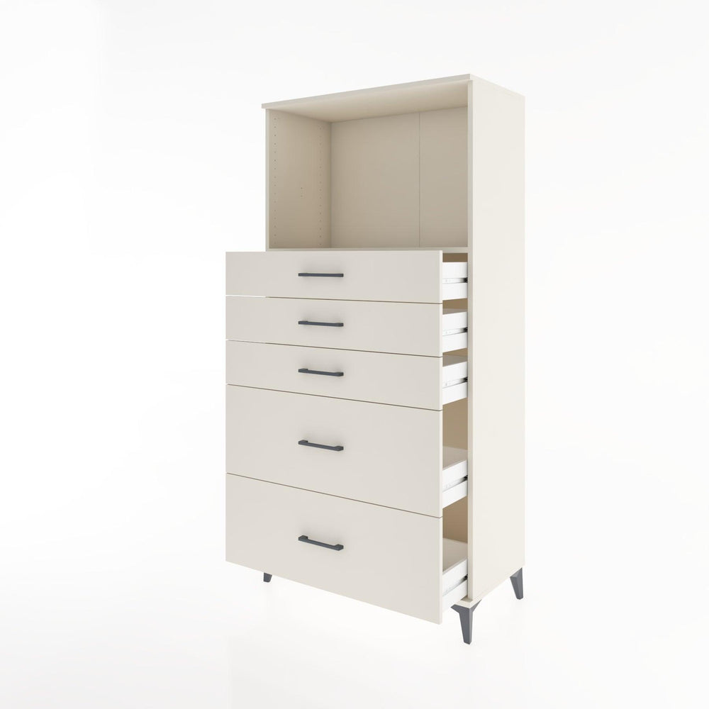 Woodntry Modular Cabinet Moonstone 88x44x170 cm with Drawers and Shelves CR46-1