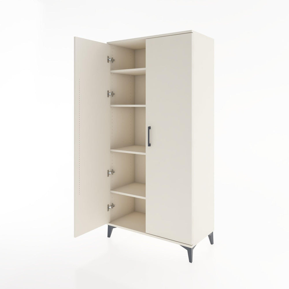 Woodntry Modular Cabinet Moonstone 88x44x170 cm with Cover K9-1