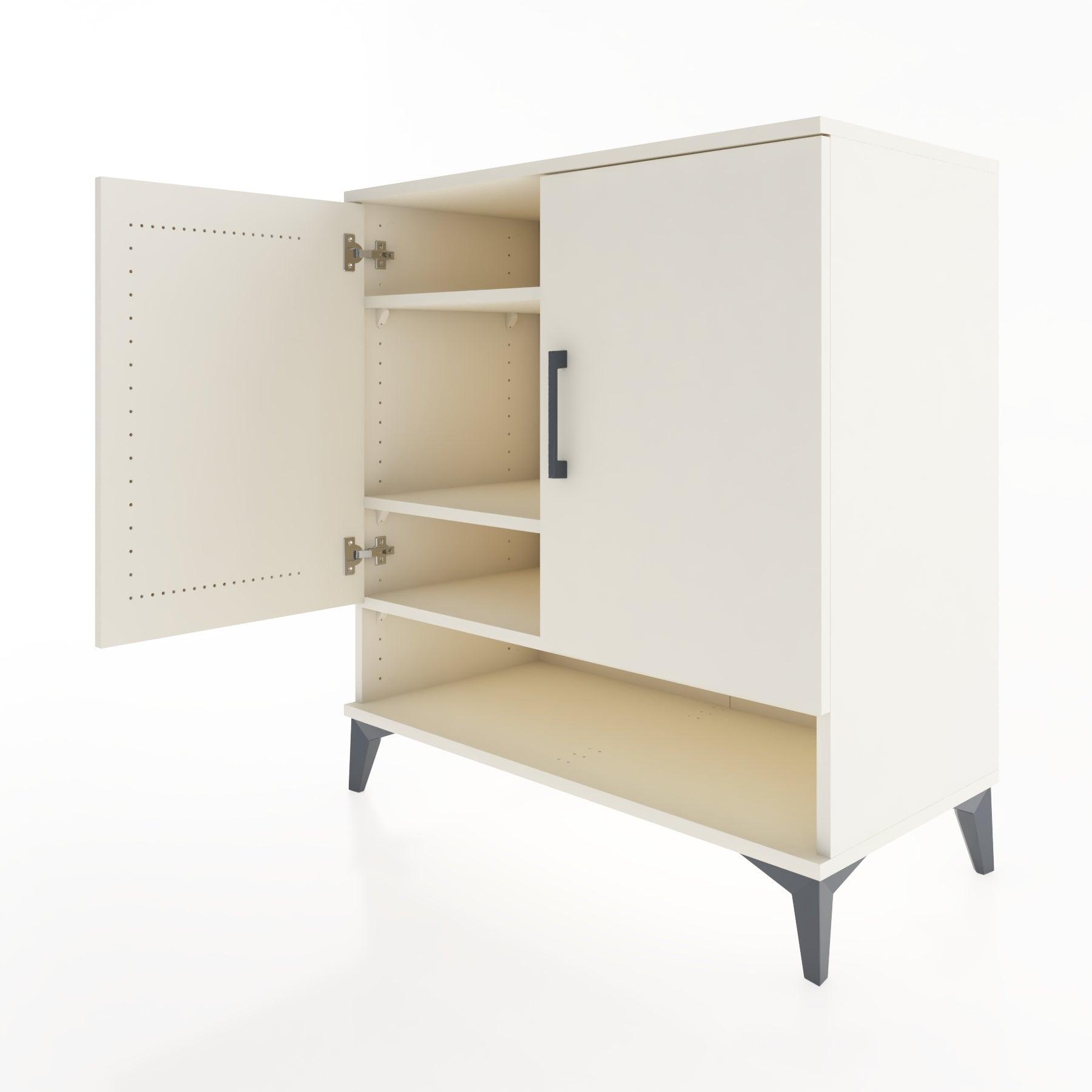 Woodntry Modular Dresser Moonstone 88x44x84 cm with Cover and Shelf KR75-1