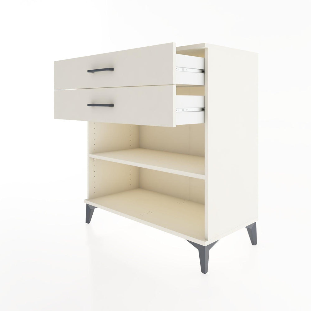 Woodntry Modüler Şifonyer Aytaşı 88x44x84 cm Çekmeceli ve Raflı CR14-1