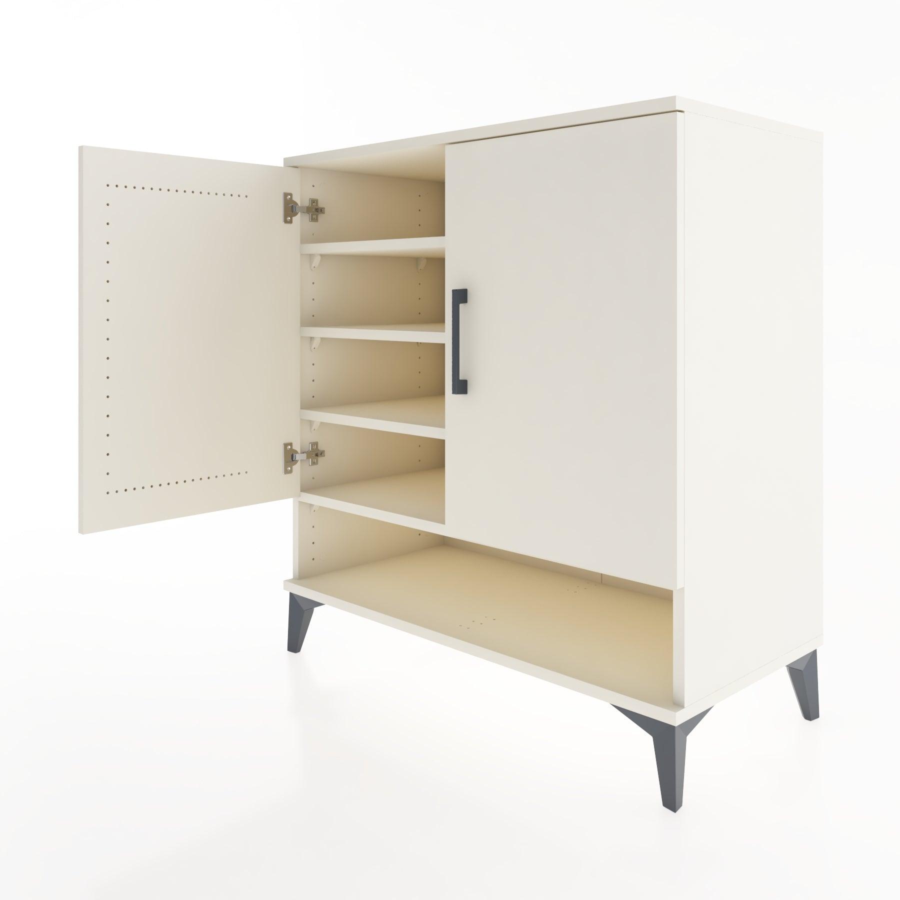 Woodntry Modular Dresser Moonstone 88x44x84 cm with Cover and Shelf KR74-1