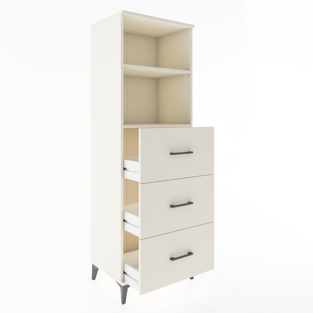 Woodntry Modüler Dolap Aytaşı 60x44x170 cm Çekmeceli ve Raflı CR51-1