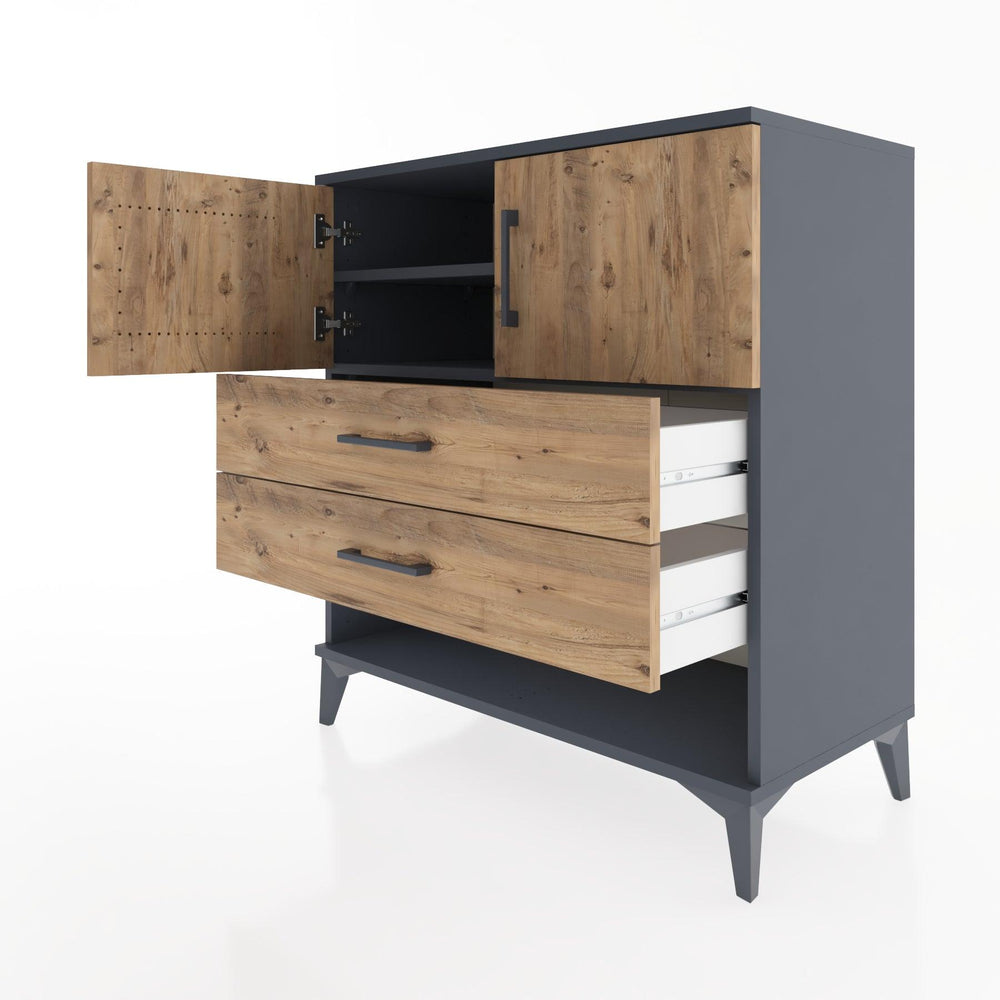 Woodntry Modular Dresser Anthracite 88x44x84 cm Functional F99-2