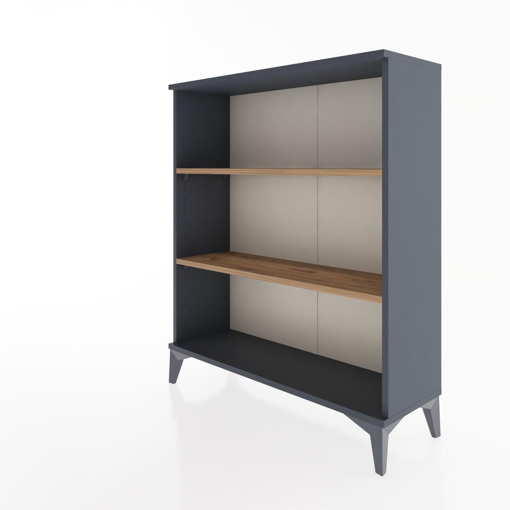 Woodntry Modüler Şifonyer Antrasit 88x30x94 cm Raflı R20-2