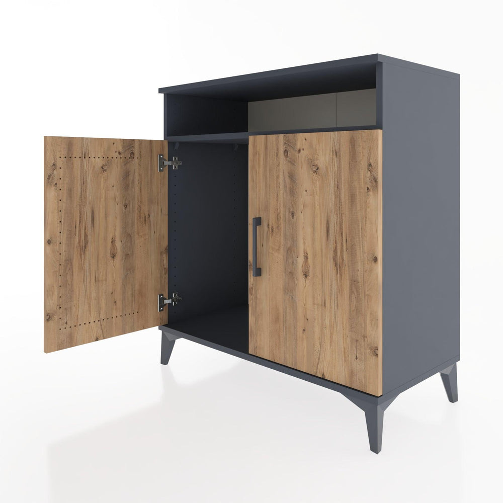 Woodntry Modular Dresser Anthracite 88x44x84 cm with Cover and Shelf KR85-2
