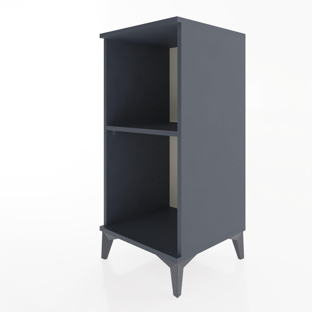 Woodntry Modular Nightstand Anthracite 44x44x84 cm with Shelf R51-2