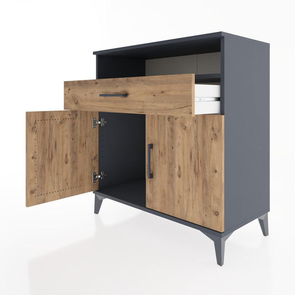 Woodntry Modular Dresser Anthracite 88x44x84 cm Functional F36-2