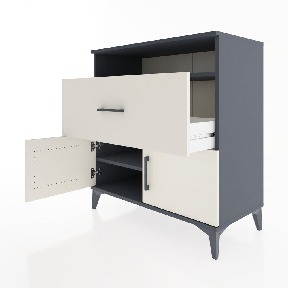 Woodntry Modular Dresser Anthracite 88x44x84 cm Functional F117-2