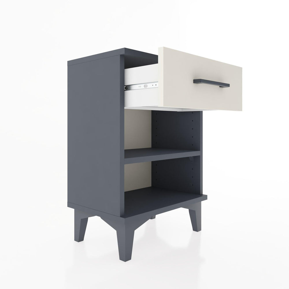 Woodntry Modüler Komodin Tek Çekmeceli 44x30x52 cm Antrasit - Woodntry