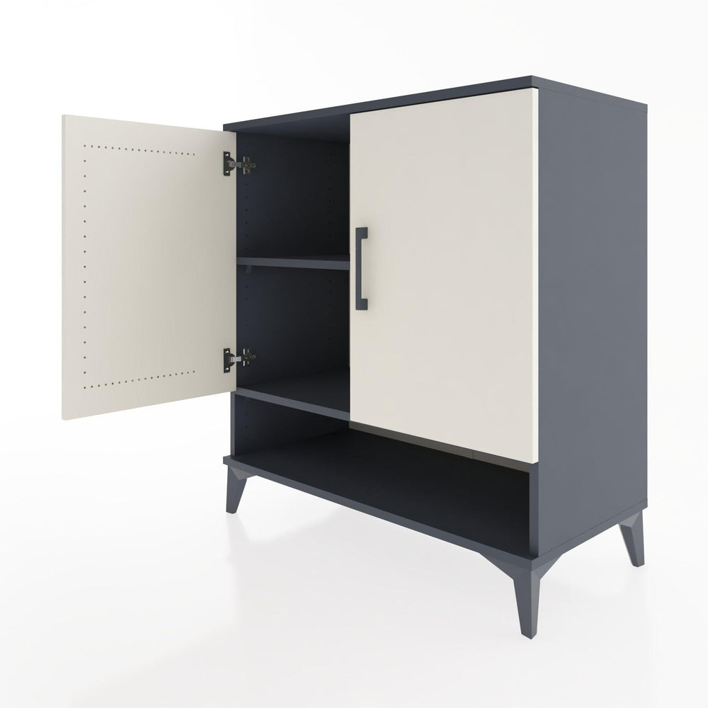 Woodntry Modular Dresser Anthracite 88x44x84 cm with Cover and Shelf KR76-2