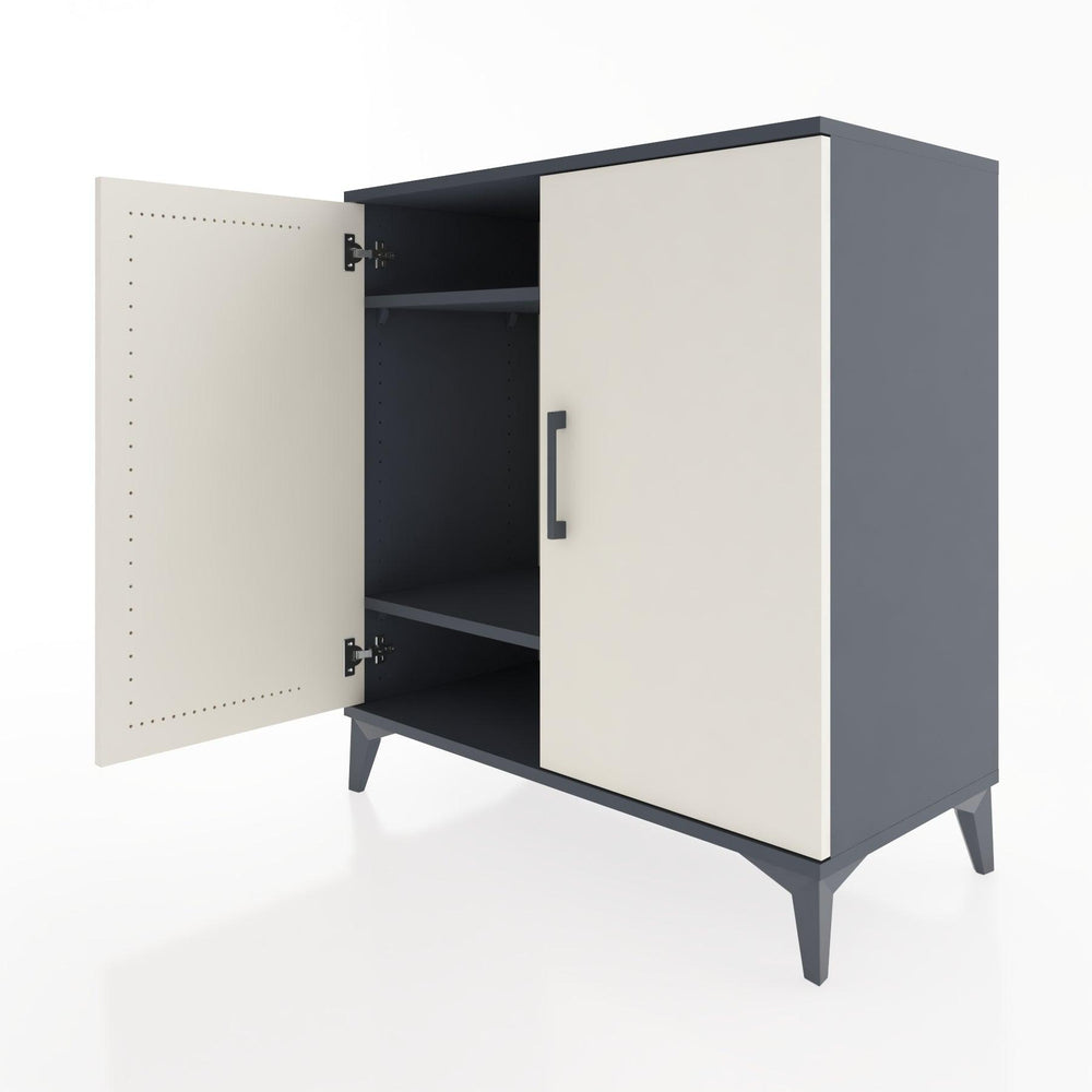 Woodntry Modüler Şifonyer Antrasit 88x44x84 cm Kapaklı K87-2