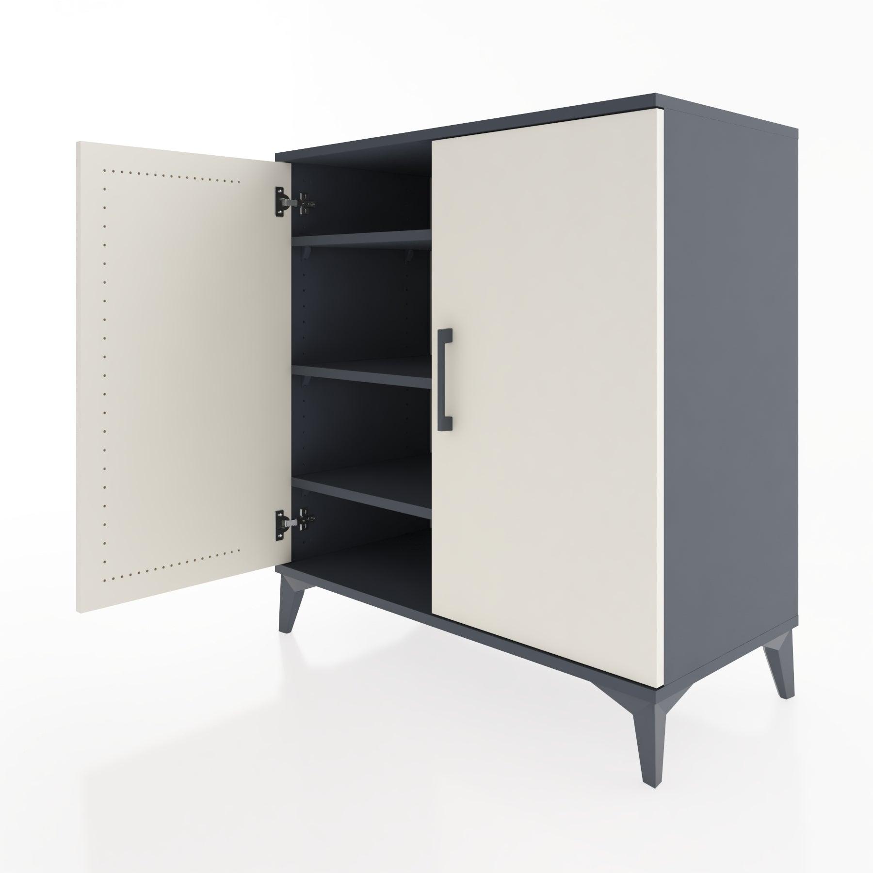 Woodntry Modular Dresser Anthracite 88x44x84 cm with Cover K88-2