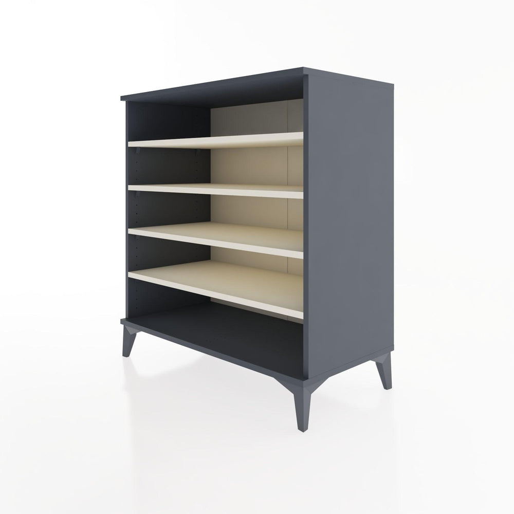 Woodntry Modüler Şifonyer Antrasit 88x44x84 cm Raflı R121-2