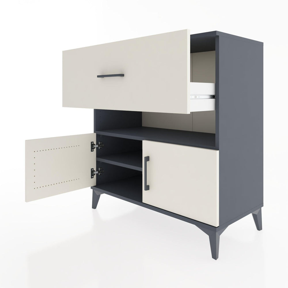 Woodntry Modular Dresser Anthracite 88x44x84 cm Functional F107-2