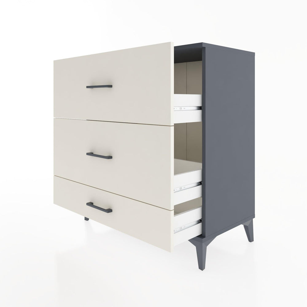 Woodntry Modular Dresser Anthracite 88x44x84 cm Drawer C6-2