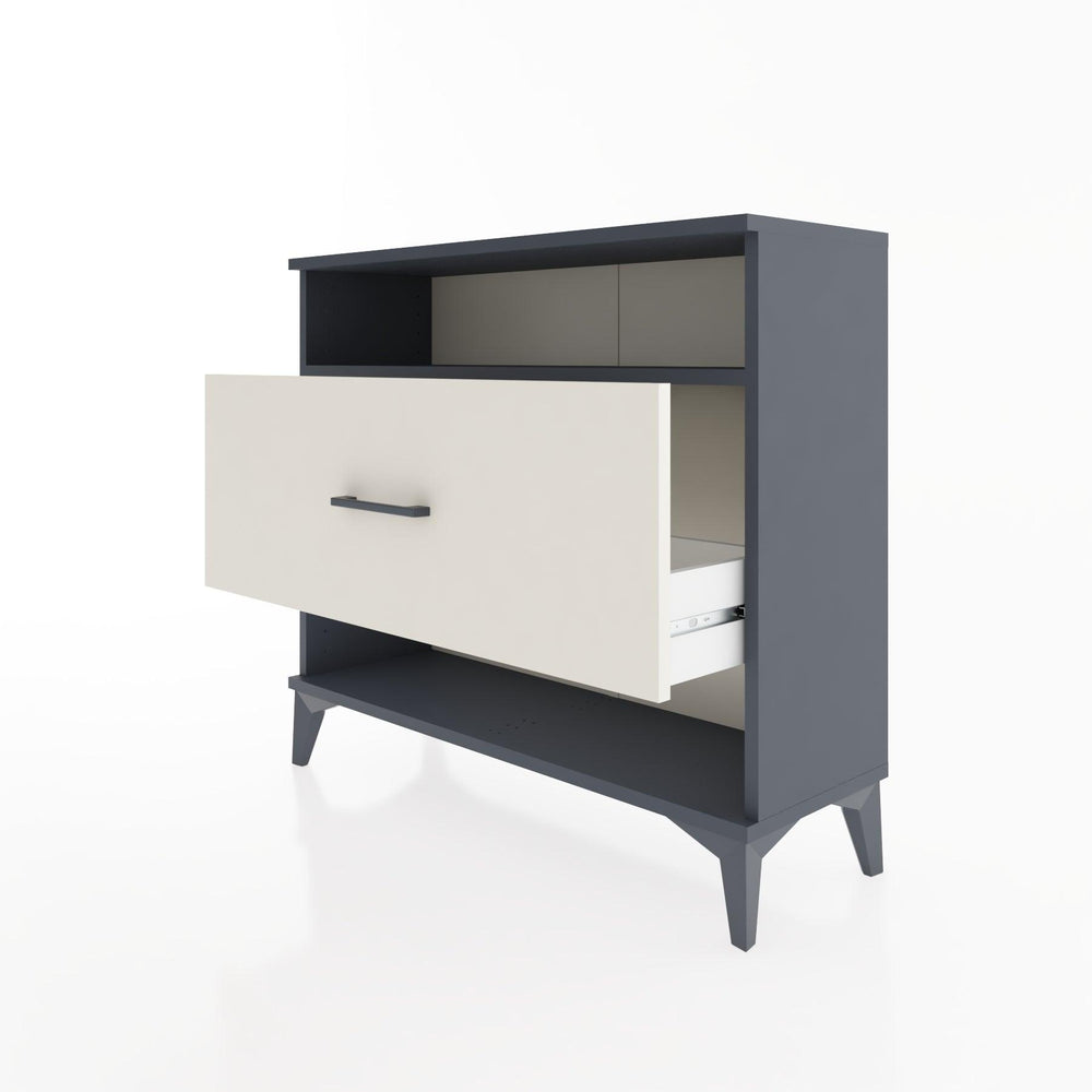 Woodntry Modüler Şifonyer Raf ve Çekmece V2 88x30x68 cm Antrasit - Woodntry