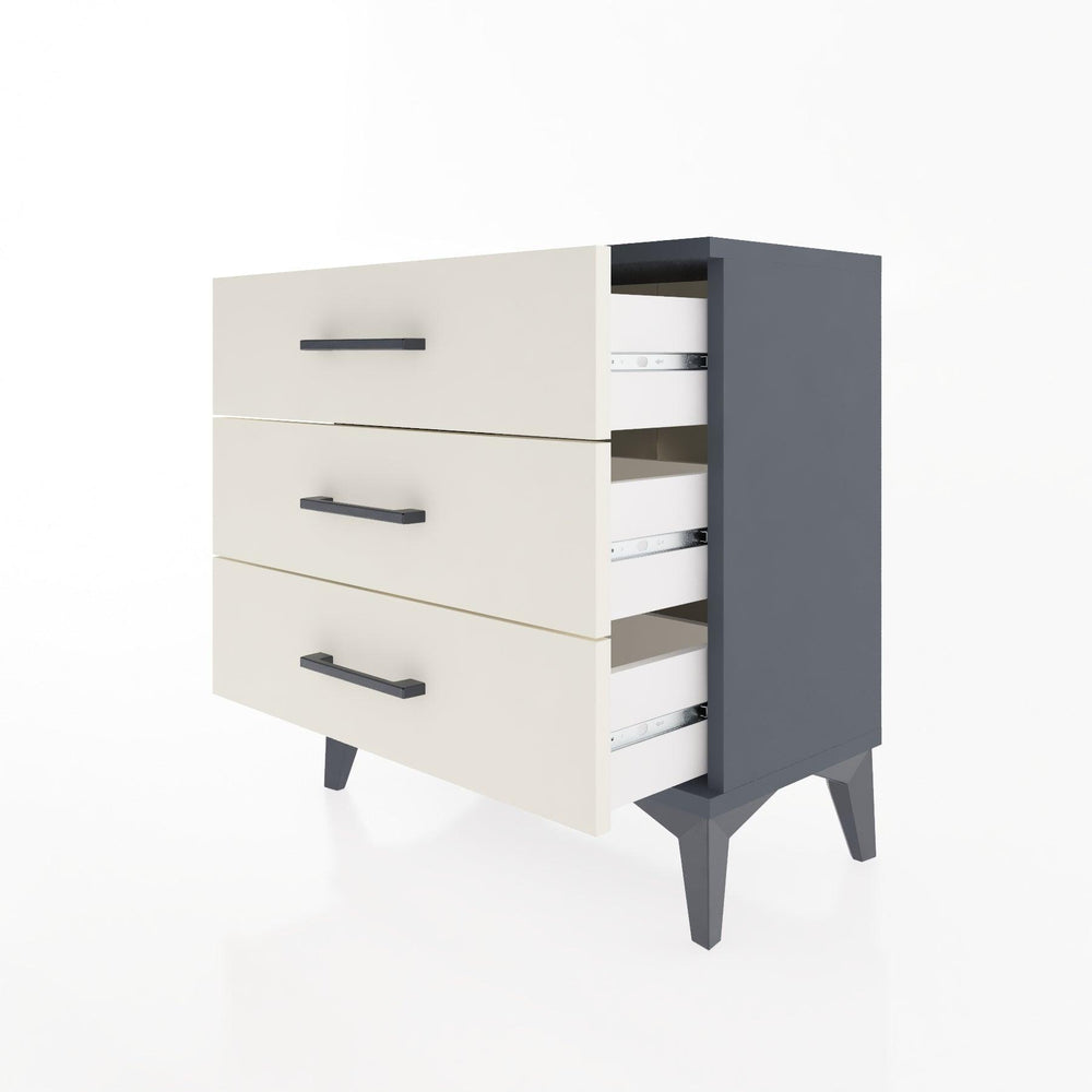 Woodntry Modular Nightstand Anthracite 60x30x52 cm Drawer C1-2