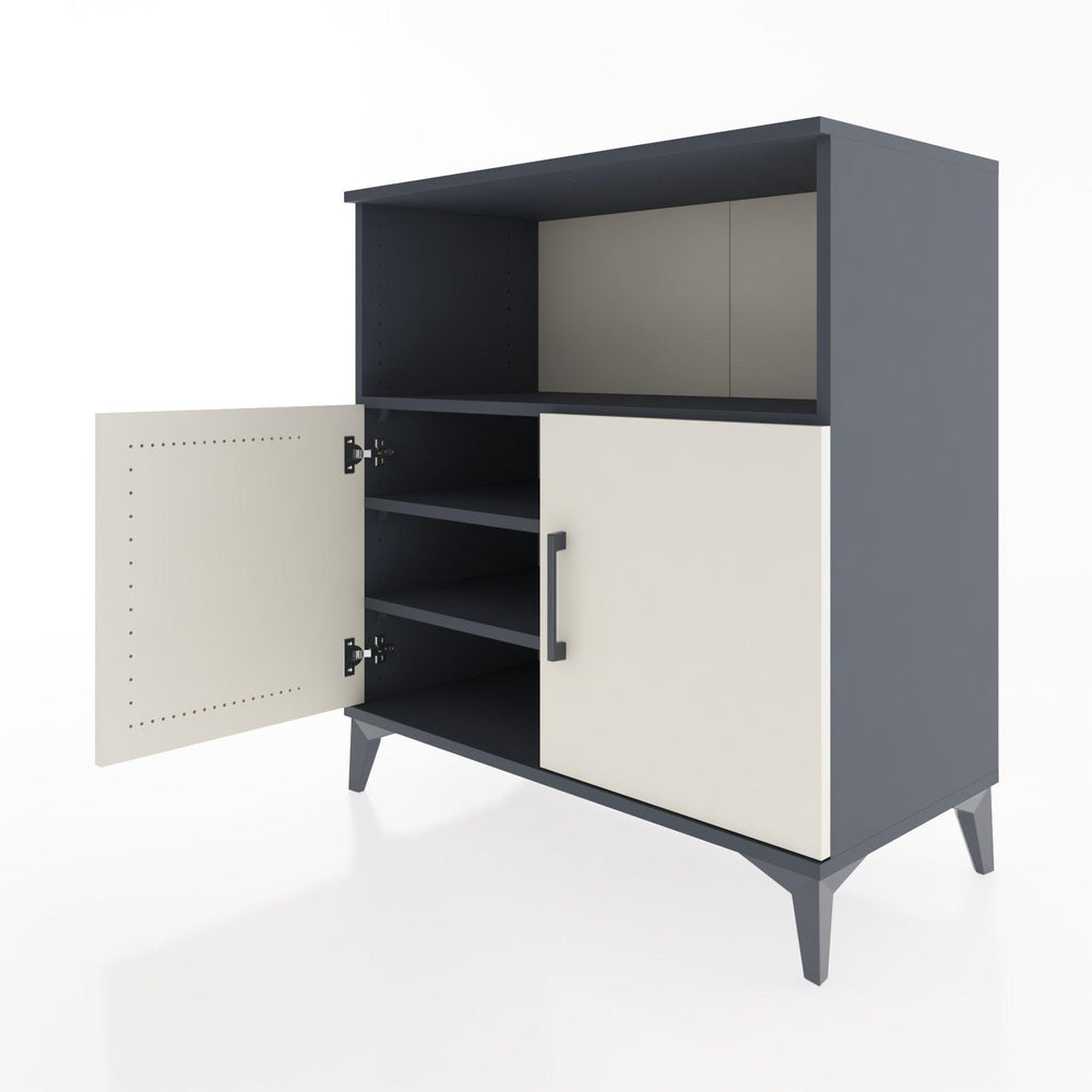 Woodntry Modular Dresser Anthracite 88x44x84 cm with Cover and Shelf KR40-2