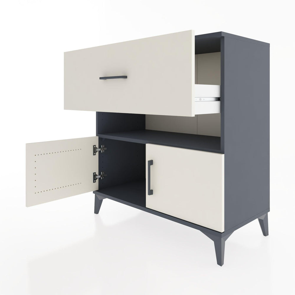 Woodntry Modular Dresser Anthracite 88x44x84 cm Functional F108-2