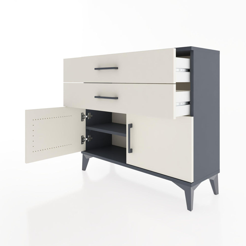 Woodntry Modüler Şifonyer Kapak ve Çekmeceli V3 88x30x68 cm Aytaşı - Woodntry