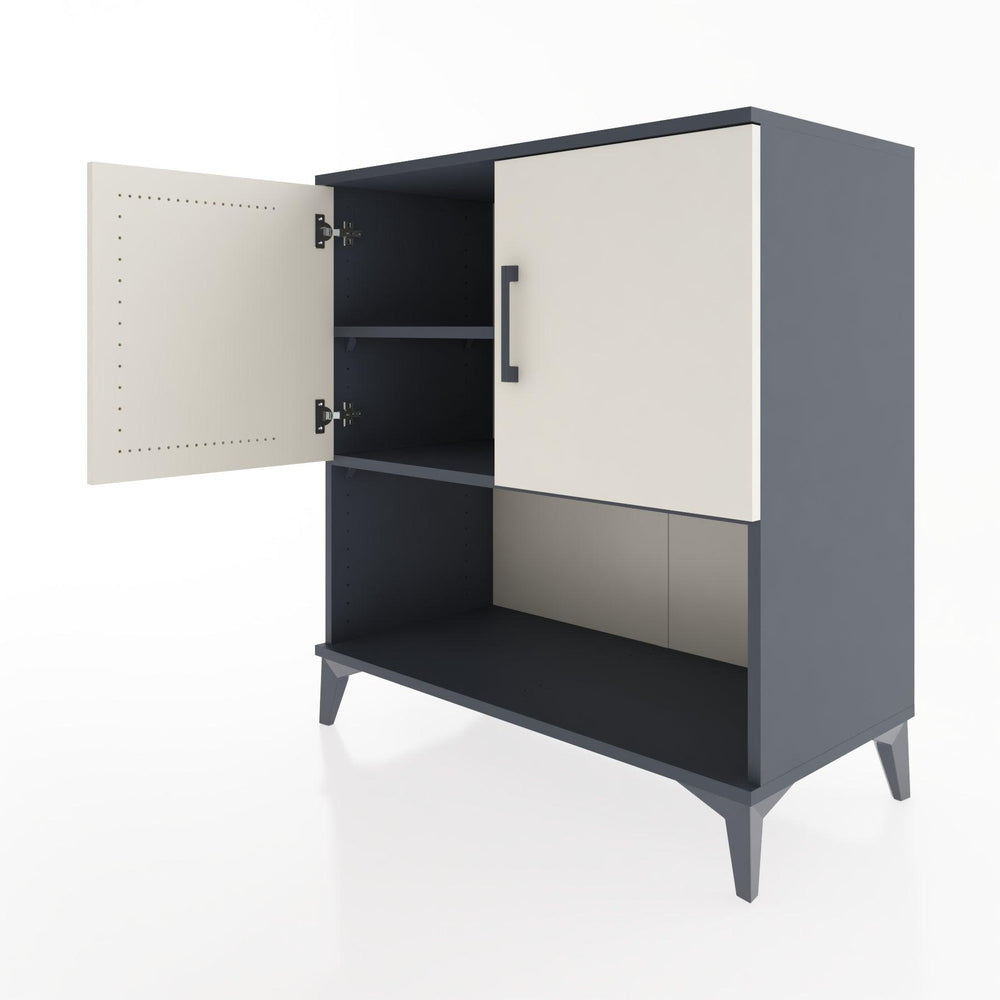 Woodntry Modular Dresser Anthracite 88x44x84 cm with Cover and Shelf KR44-2