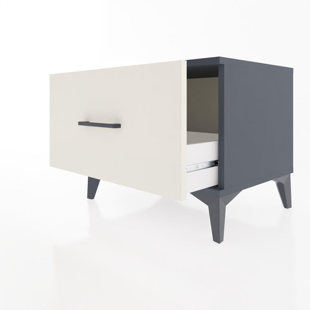 Woodntry Modular Nightstand Anthracite 60x44x68 cm Drawer C1-2