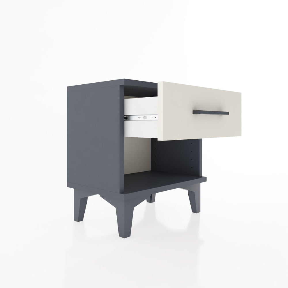 Woodntry Modüler Komodin Çekmece ve Raf 44x30x36 cm Antrasit - Woodntry