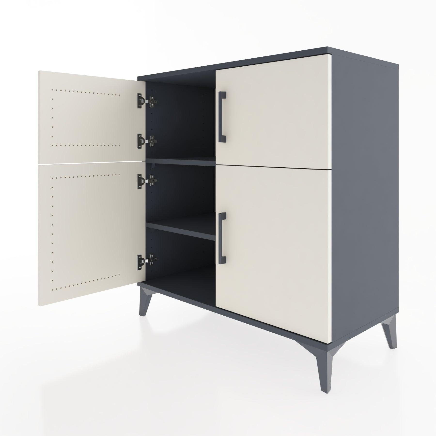 Woodntry Modular Dresser Anthracite 88x44x84 cm Covered K56-2