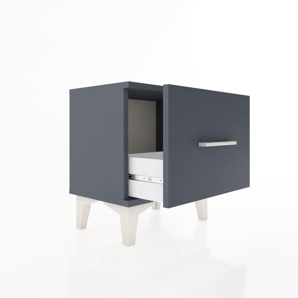 Woodntry Modüler Komodin Tek Çekmeceli 44x30x36 cm Antrasit - Woodntry