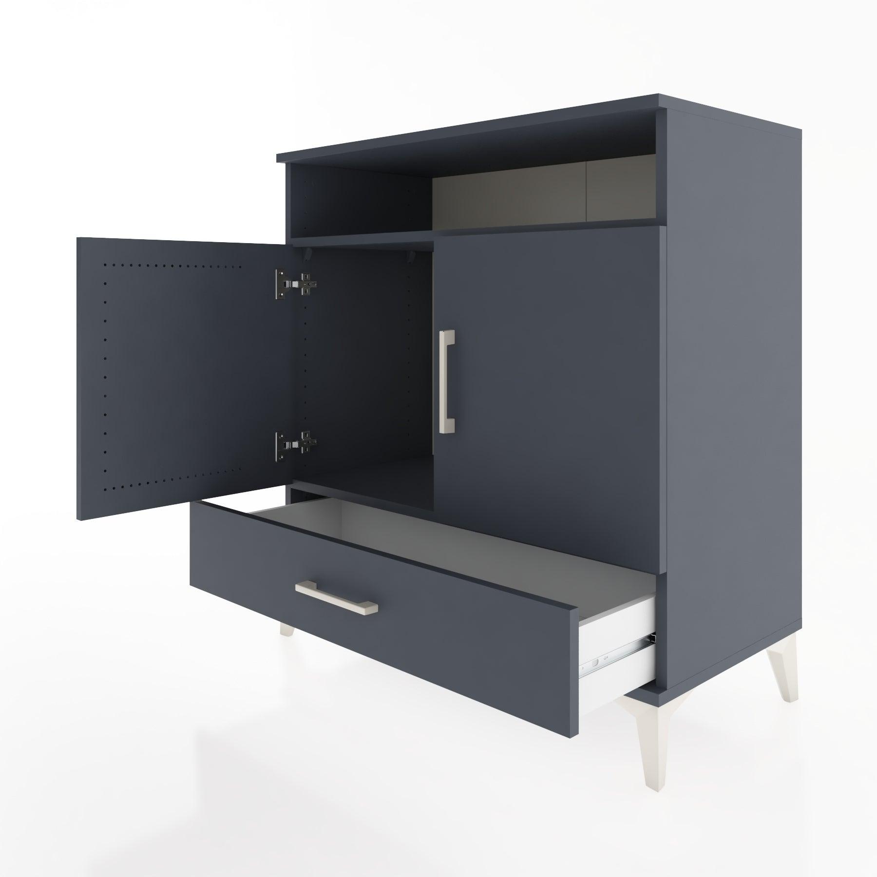 Woodntry Modular Dresser Anthracite 88x44x84 cm Functional F63-2