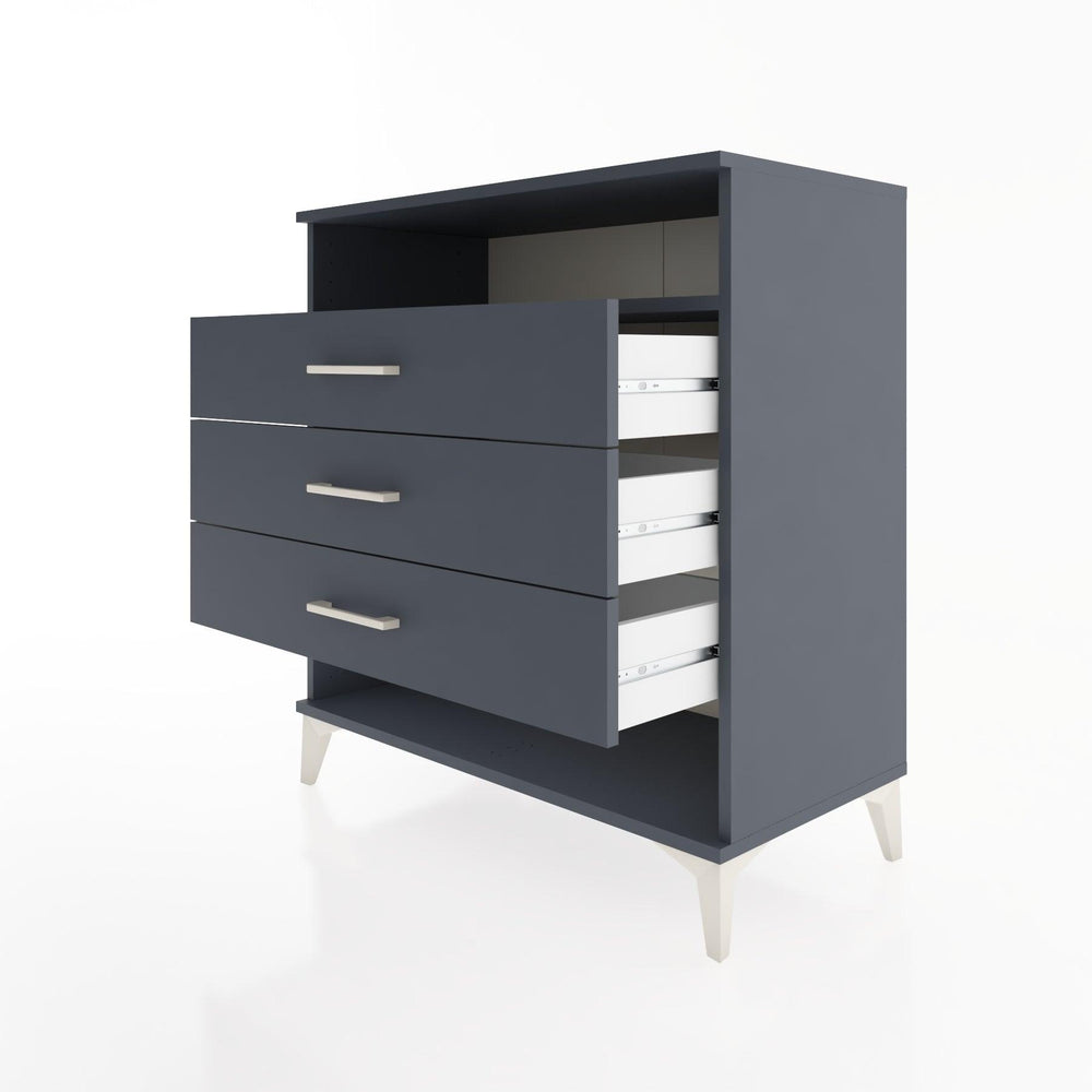 Woodntry Modular Dresser Anthracite 88x44x84 cm with Drawers and Shelves CR20-2